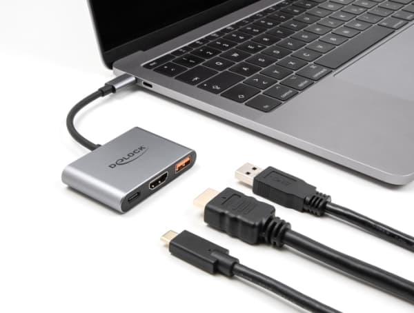 Delock - Telakointiasema - HDMI