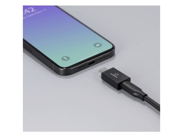 Renkforce RF-6615900, USB-C, USB-C, Sort