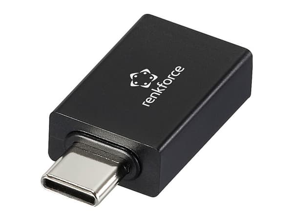 Renkforce RF-6615900, USB-C, USB-C, Sort