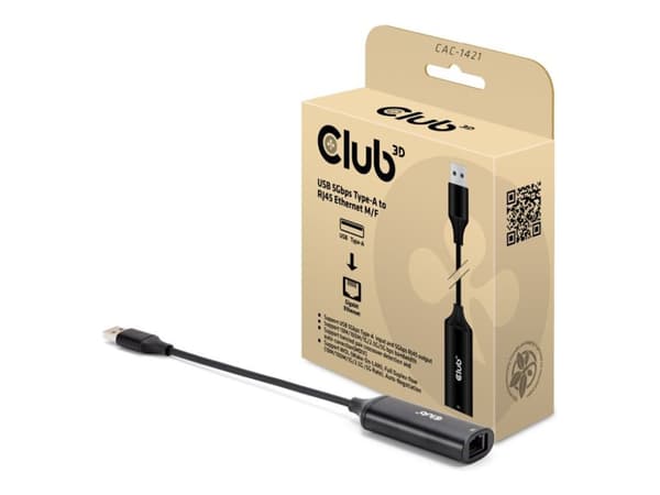 Club 3D - Nettverksadapter - USB 3.2 Gen 1 - 5GBase-T x 1