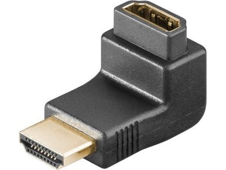 Adapter AV Goobay Adapter HDMI kątowy 90, pozłacany (8K@60HZ)