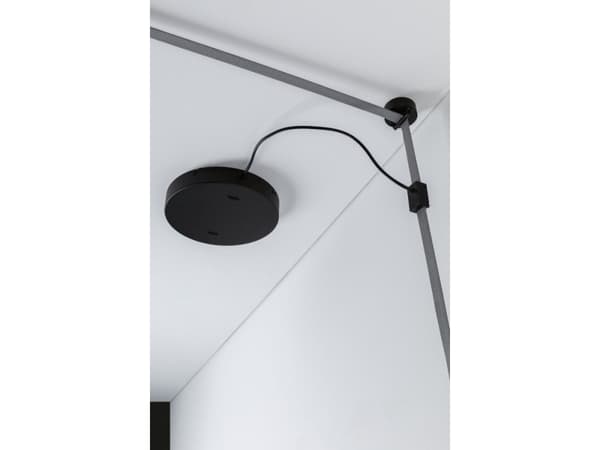 ULine strømadapter med 200cm kabel IP20 sort / aluminium