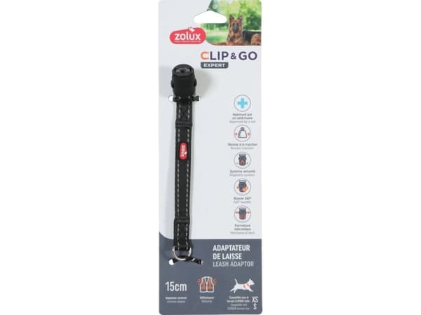 ZOLUX Adapter do wind dla psa CLIP&amp;GO XS/S -sovitin tuulelle