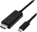 Miniatyrbilde 1 av 2: ROLINE 11045843, 5 m, USB Type-C, HDMI Type A (Standard), Hankjønn, Hankjønn, Rett
