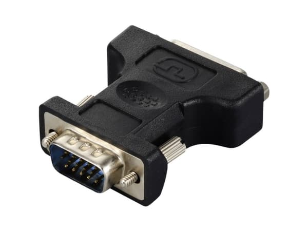 Renkforce RF-6667626, DVI-I 24+5 pin, VGA, Svart