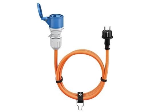 CEE-adapterkabel, støpsel med beskyttelseskontakt for CEE-kontakt - Kabellengde 1,5 m