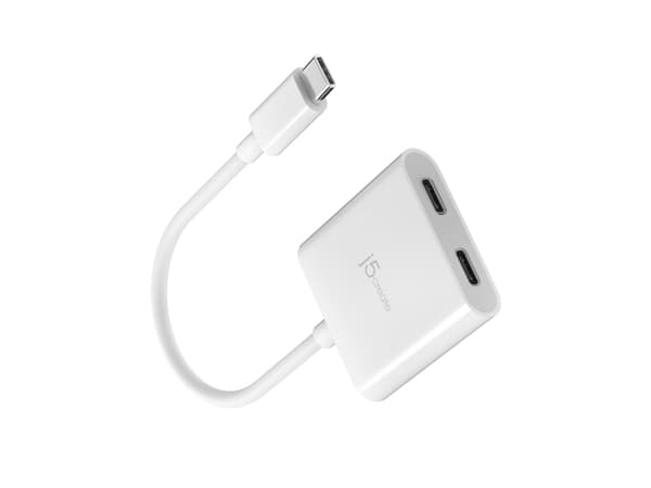 j5create JCA164, 0,1 m, USB Type-C, USB Type-C, Hankjønn, Hunkjønn, Rett