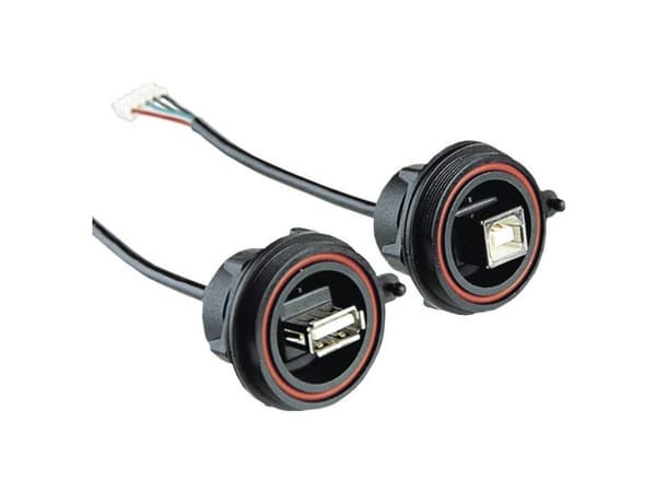USB-stik Bøsning , Bøsning PX0843/B Bulgin Indhold: 1 stk