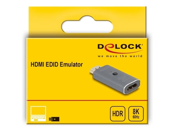 DeLOCK 64324, HDMI, HDMI, Anthracit