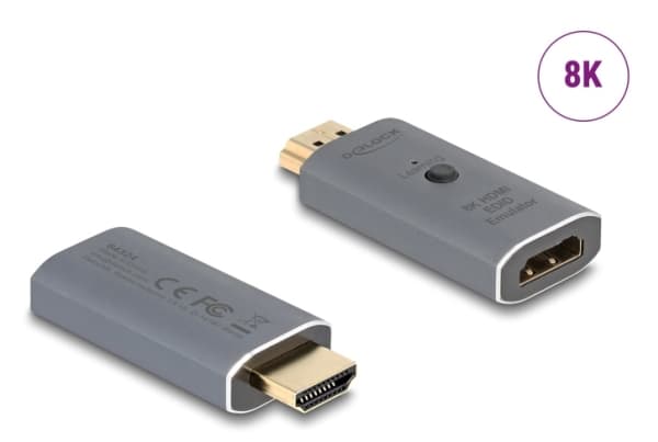 DeLOCK 64324, HDMI, HDMI, Anthracit