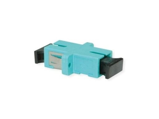 Adapter TELEGRTNER SC Duplex, wielomodowy, tuleja ceramiczna, obudowa z tworzywa sztucznego