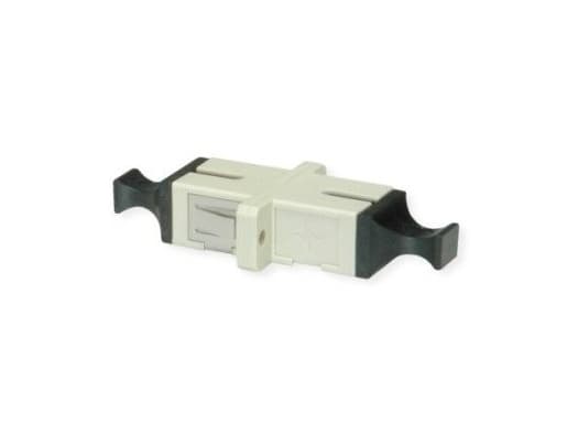 Adapter TELEGRTNER SC, wielomodowy, tuleja ceramiczna, obudowa z tworzywa sztucznego, beżowy