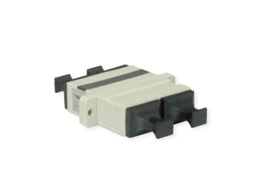 Adapter TELEGRTNER SC Duplex, wielomodowy, tuleja ceramiczna, obudowa z tworzywa sztucznego