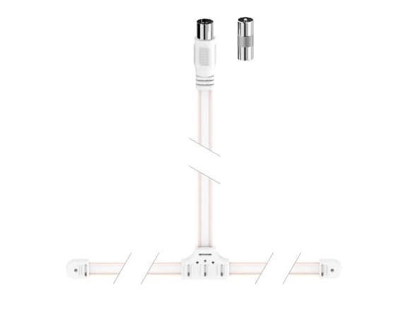 Hama Classic Line Wurfantenne (Dipole), Koax, inkl. Adapter (00305096)