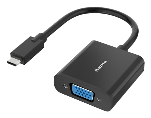 Hama Classic Line Video-Adapter, USB-C-Stecker - VGA-Buchse, Full-HD 1080p (00300088)
