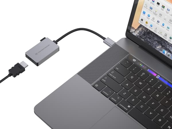 Conceptronic ABBY22G, 3.2 Gen 1 (3.1 Gen 1), USB Type-A, HDMI-utgang, 1920 x 1080 piksler