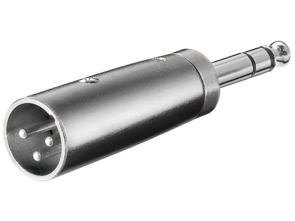 Goobay 27515, XLR, 6.35 mm, Rostfritt stål