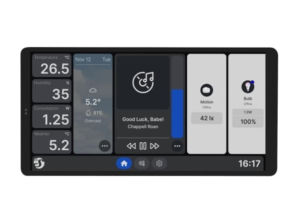 Shelly Wall Display X2 Black + BLU H&T Black
