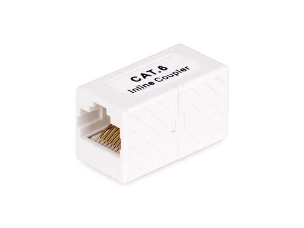 StarTech.com IN-CAT6-COUPLER-U5, RJ-45, RJ-45, Hvit
