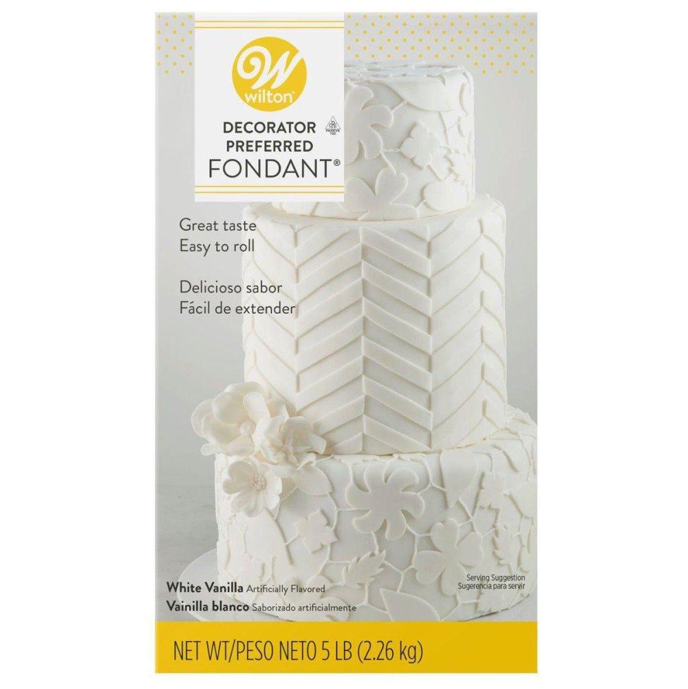 Wilton Vit Sockerpasta 2.26kg Decorator Preferred Fondant Sugarpaste Tårtdekor
