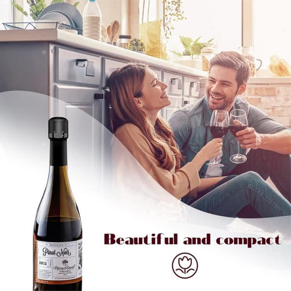 Vin Räddare Färskbevarad läckagesäker Tätningslock
