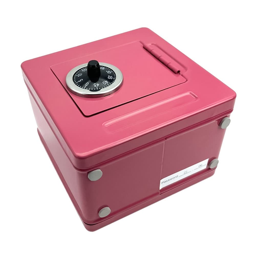 Kassaskrin med kodlås Säkerhetsbox - Rosa