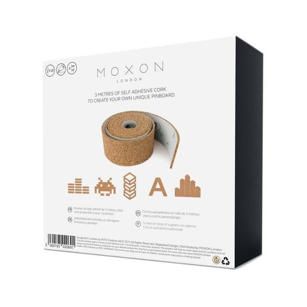 Moxon Korktejp / Anslagstavla - ROLL+PIN