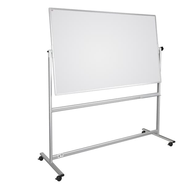 Whiteboard dubbelsidig emalj 150x120cm