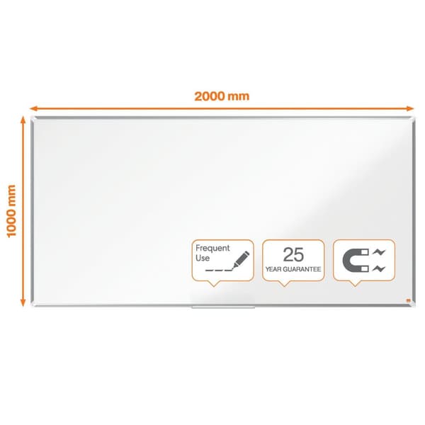 Whiteboard NOBO premium emalj 200x100cm