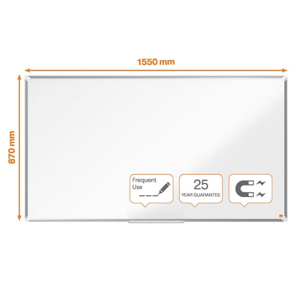 Whiteboard NOBO premium emalj 70'
