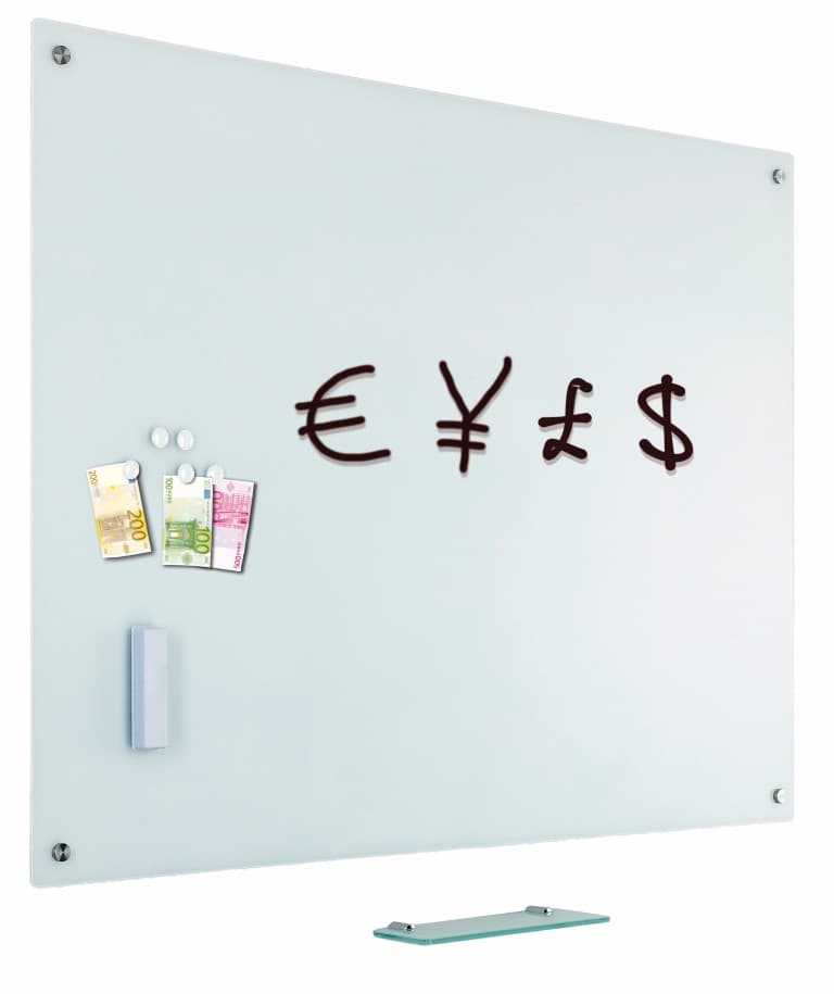 Glasskiva 45x60 cm - vit