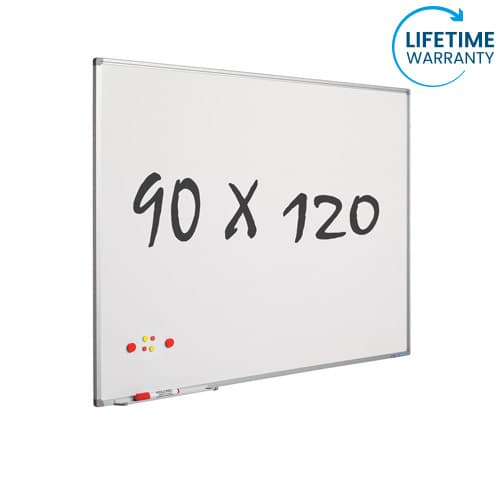 Whiteboard 90x120 cm - Magnetisk / emalje