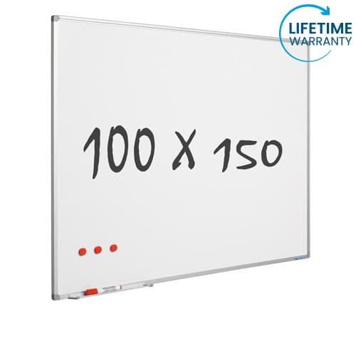 Whiteboard 100x150 cm - Magnetisk / emalje