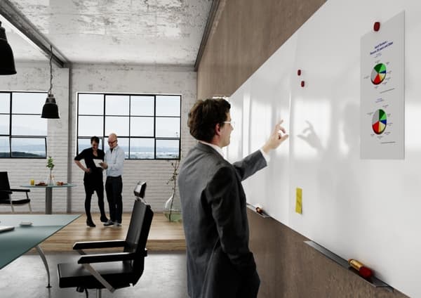 Skin Whiteboard 100x150 cm - Hvid