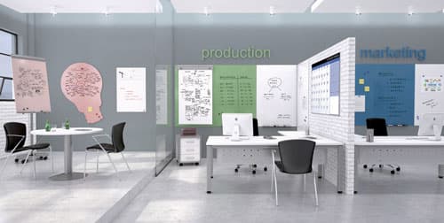Skin Whiteboard 100x150 cm - Grøn