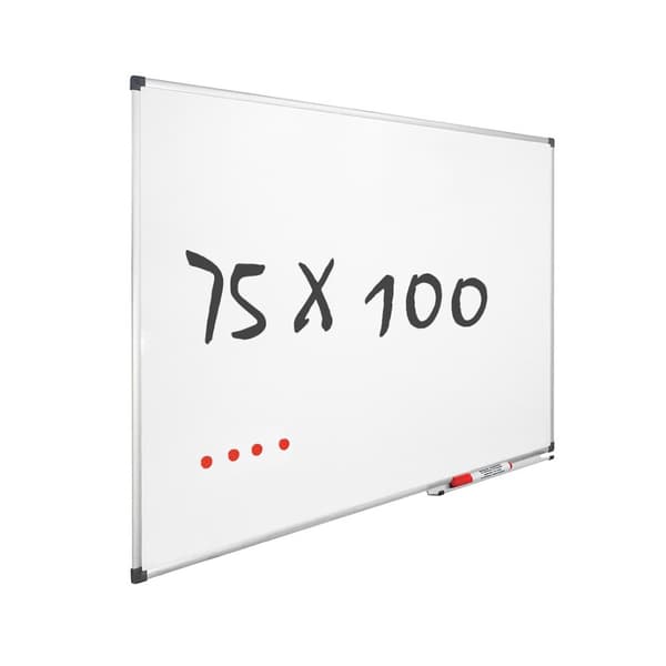 Whiteboard 75x100 cm - Magnetisk