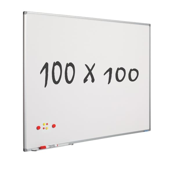 Whiteboard 100x100 cm - Magnetisk