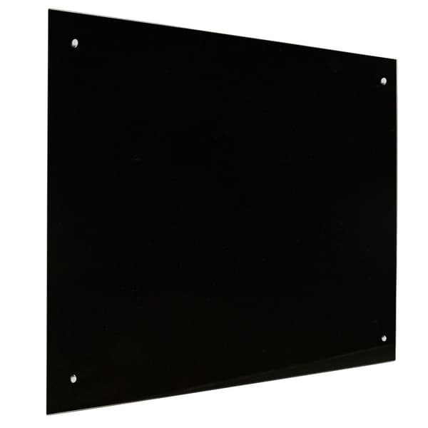 Glasskiva svart - 60x90 cm