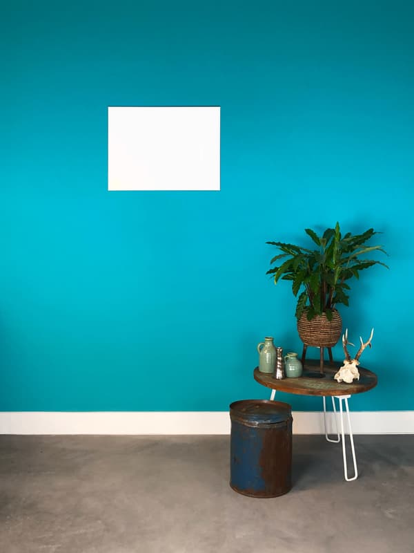 Whiteboard uden kant - 45x60 cm - Magnettavle