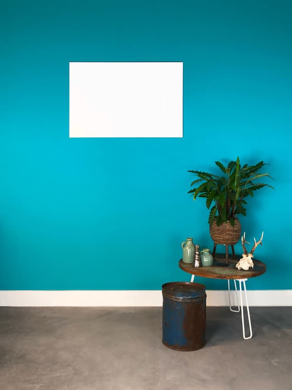 Whiteboard uden kant - 60x90 cm - Magnettavle