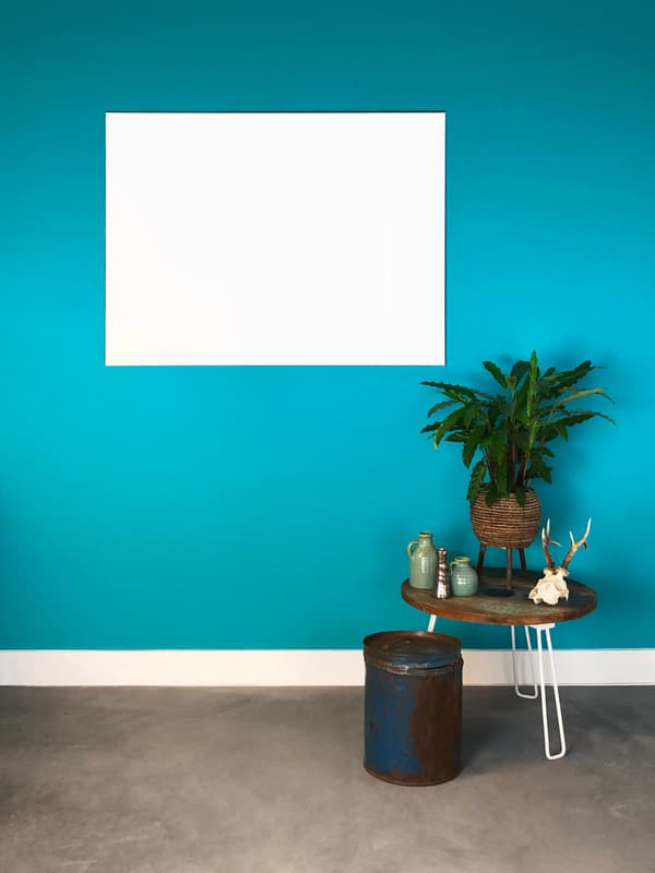 Whiteboard utan kant - 90x120 cm - Magnettavla