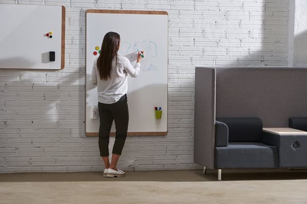 Rocada Natural magnetisk whiteboard - Trædesign - 75 x 115 cm