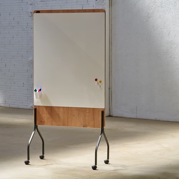 Rocada Natural mobil whiteboard - Magnetisk - 100 x 120 cm