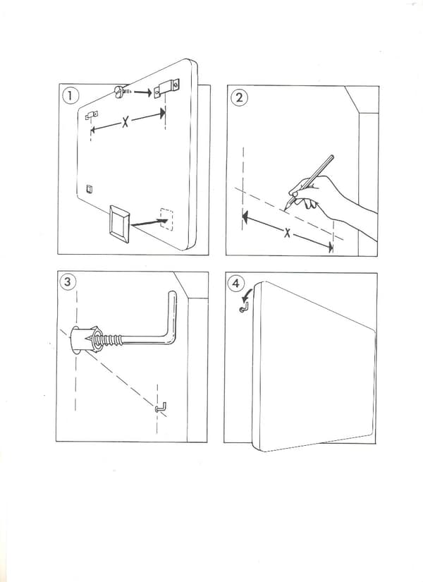 Emalje whiteboard uden kant - 100x150 cm