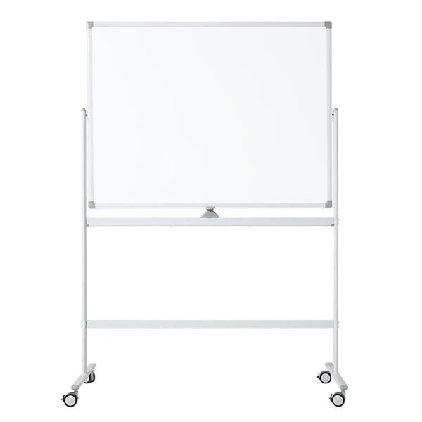 Mobil tavle 100x150 cm - Dobbeltsidet - Hvid