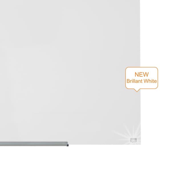 Glastavla NOBO 57' Widescreen vit