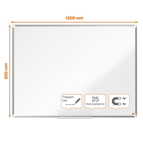 Whiteboard NOBO premium emalj 120x90cm