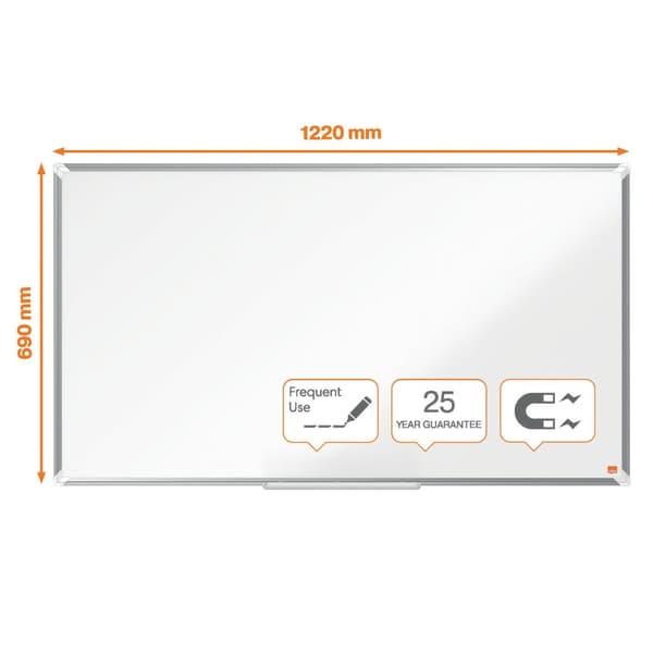 Whiteboard NOBO premium emalj 55'