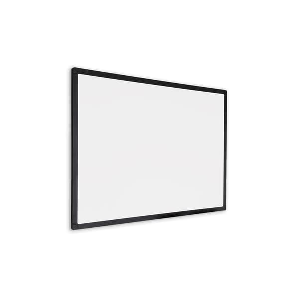 Whiteboard med sort ramme 45x60 cm - Magnetisk
