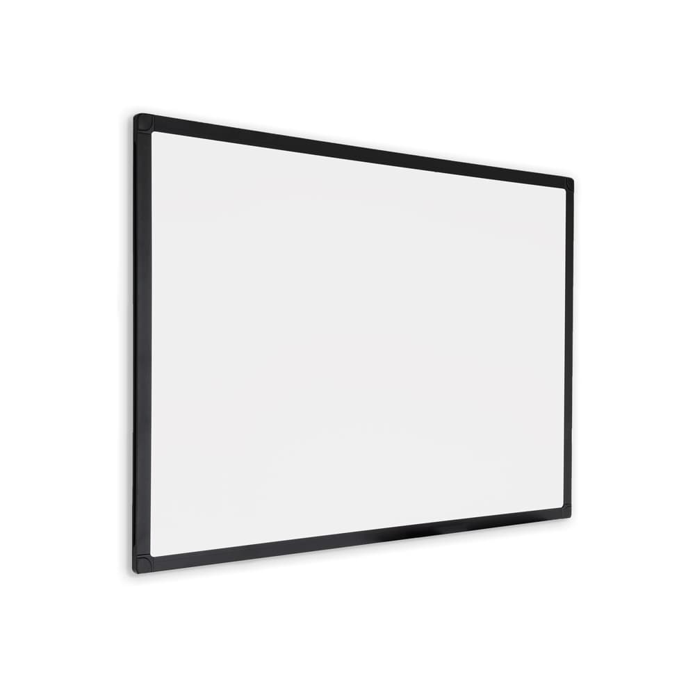 Whiteboard med svart ram - Magnetisk - 75x100 cm